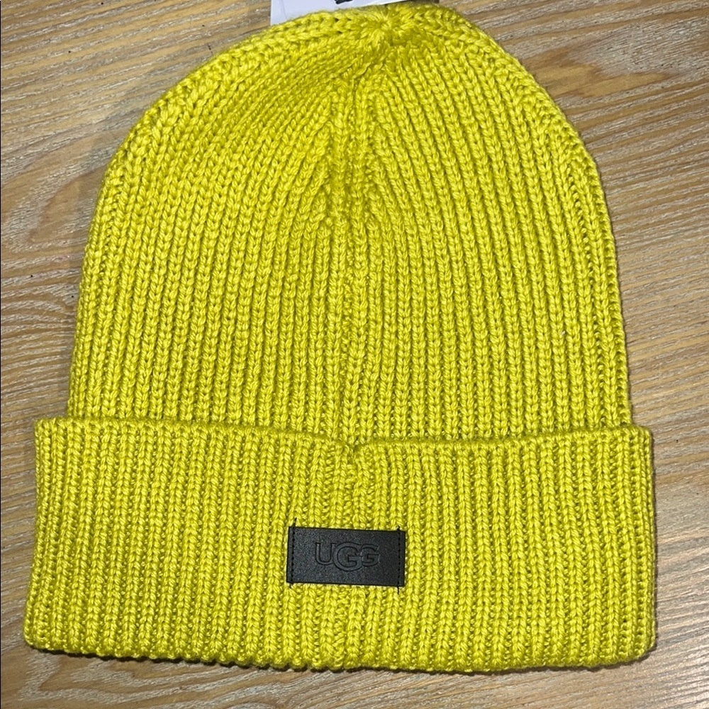 UGG Wide Cuff Rib Hat Beanie UNISEX NWT - Picture 2 of 6
